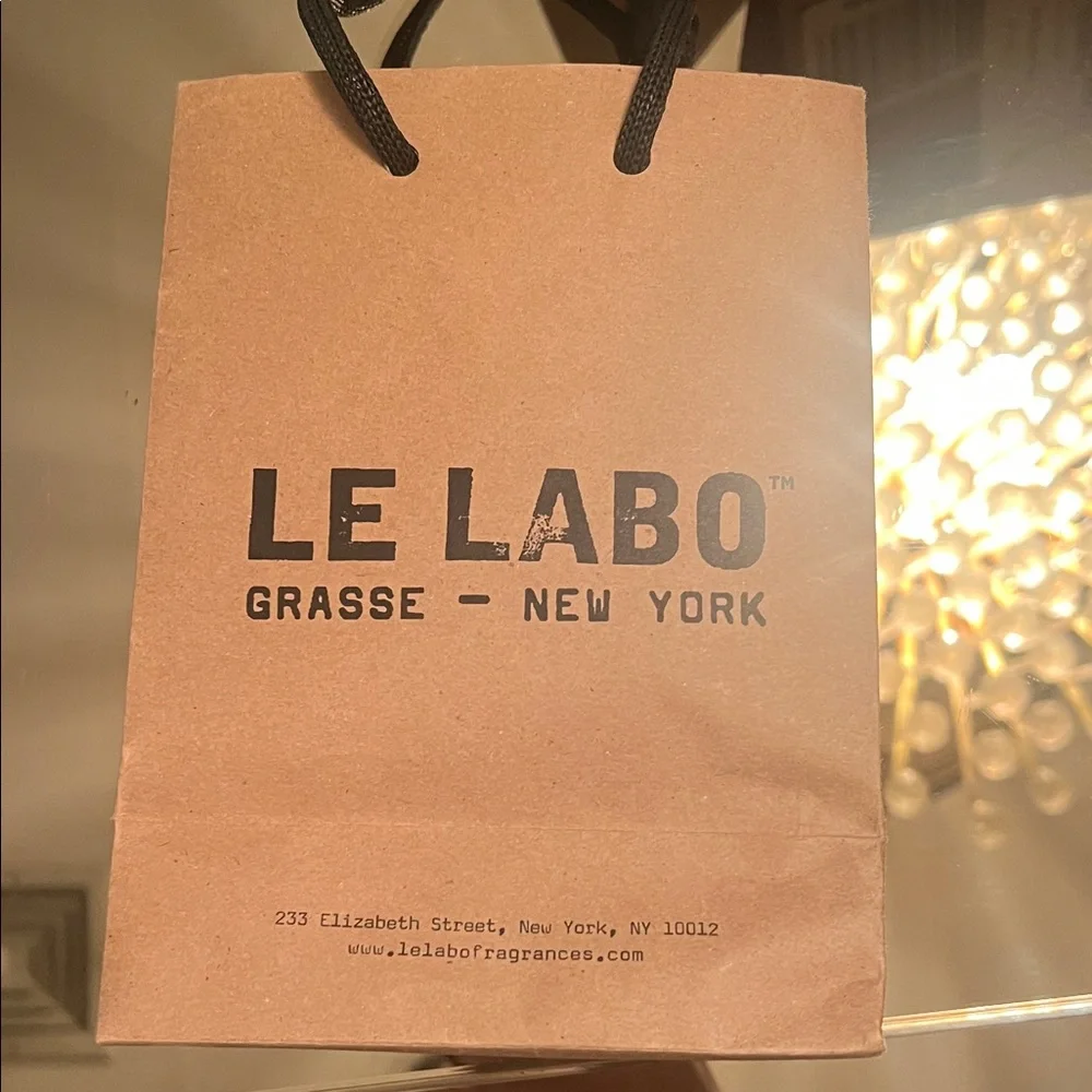 Le Labo Tan Paper Bag with Black Handles Goofy Bag
